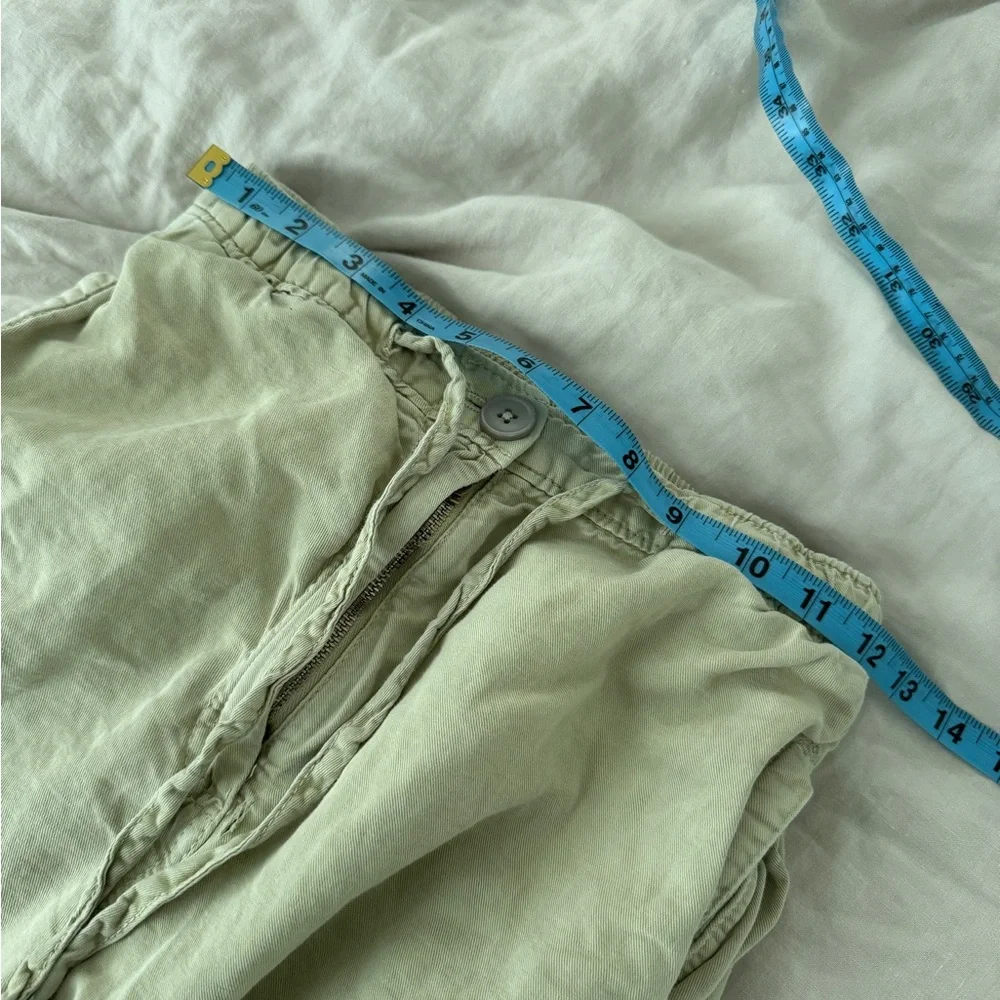 Zara Linen Blend Casual Relaxed Pants